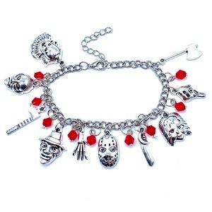 Horror Movie Charm Bracelet Scary Halloween
